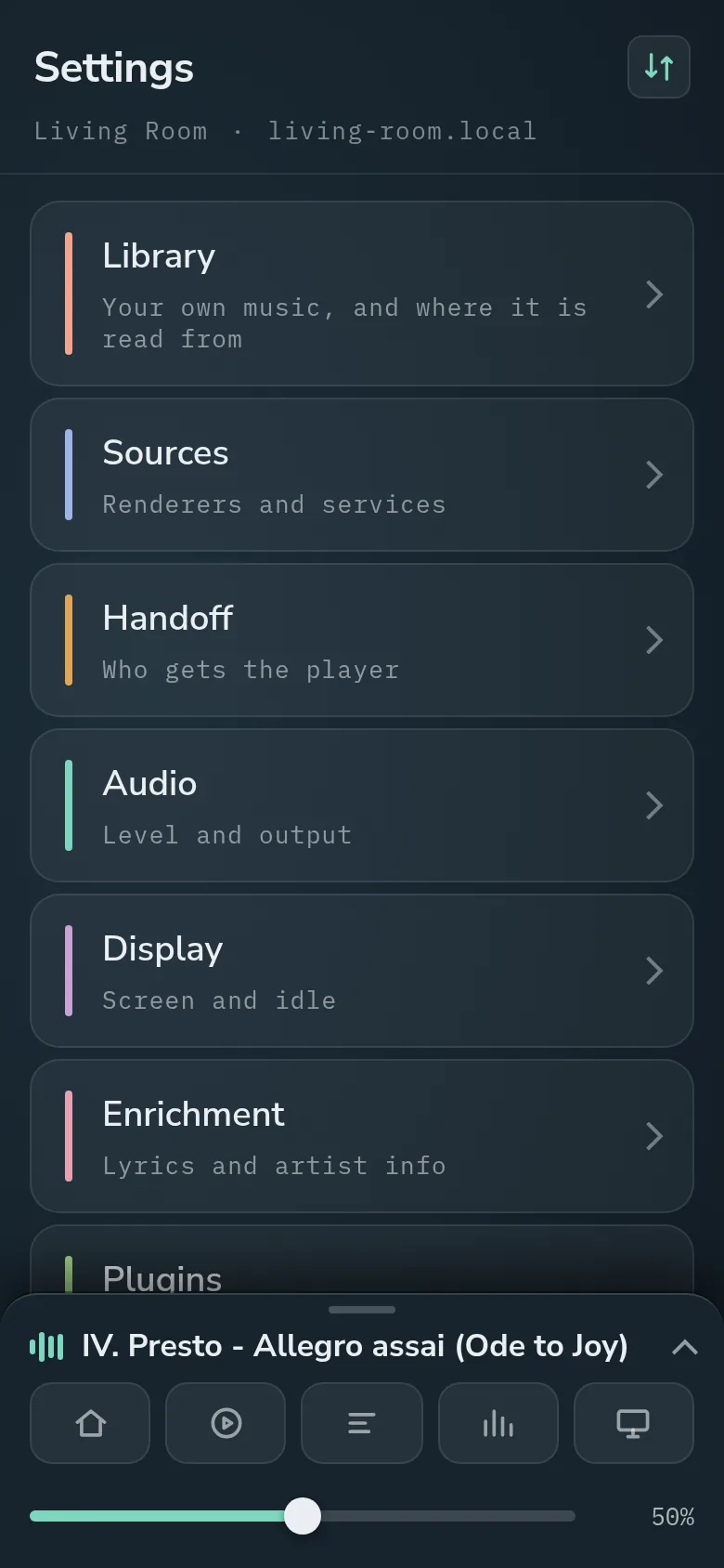 Phone: Settings