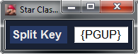 Image of GUI key setup window 