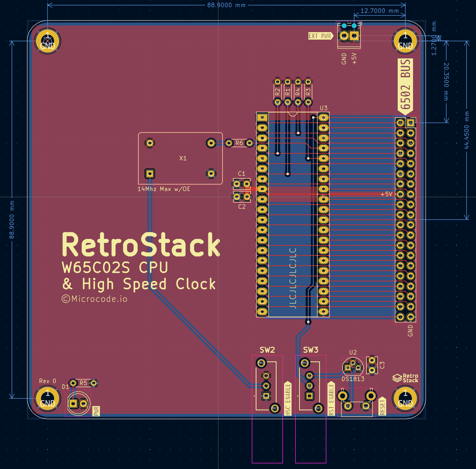 Retro stack cpu, from the project README