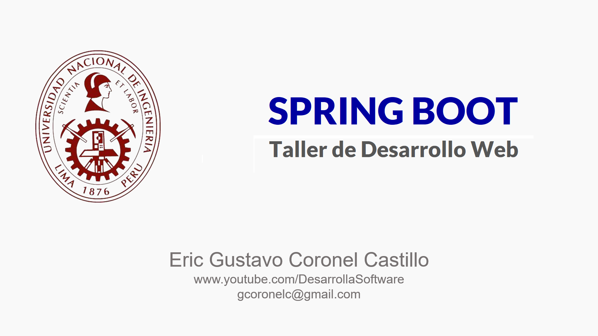 DESARROLLO WEB CON SPRING BOOT