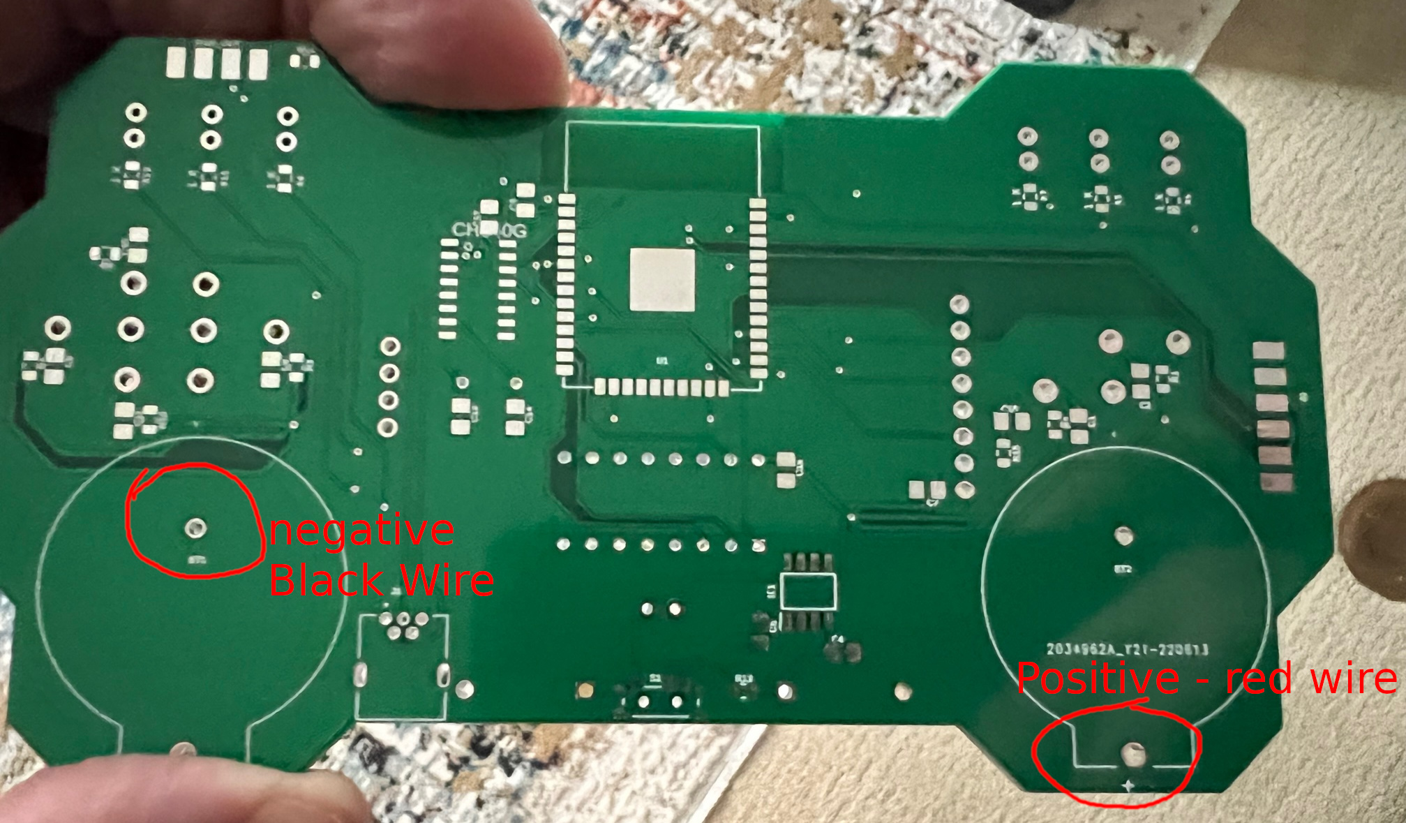 battery placement