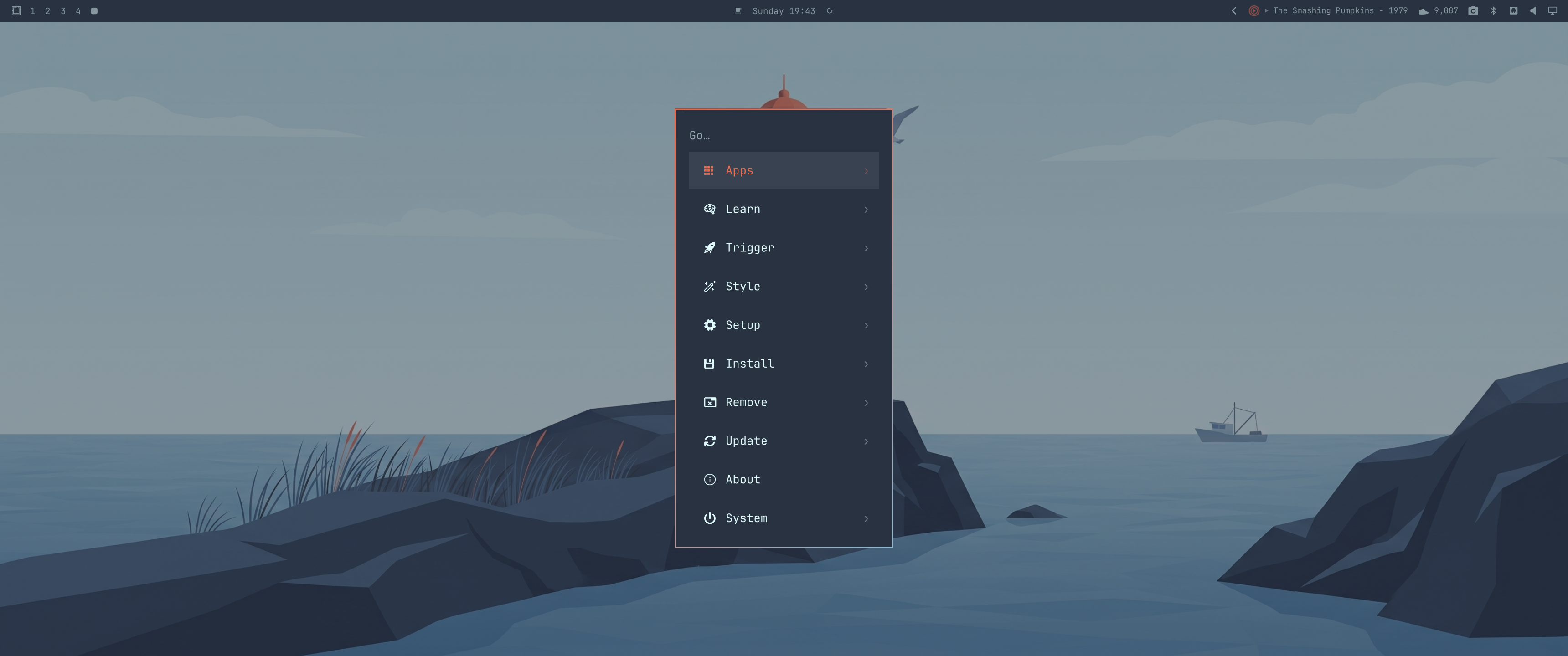 Coastal Vibes Launcher Preview