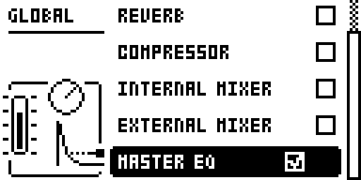 GLOBAL FX/MIX with MASTER EQ