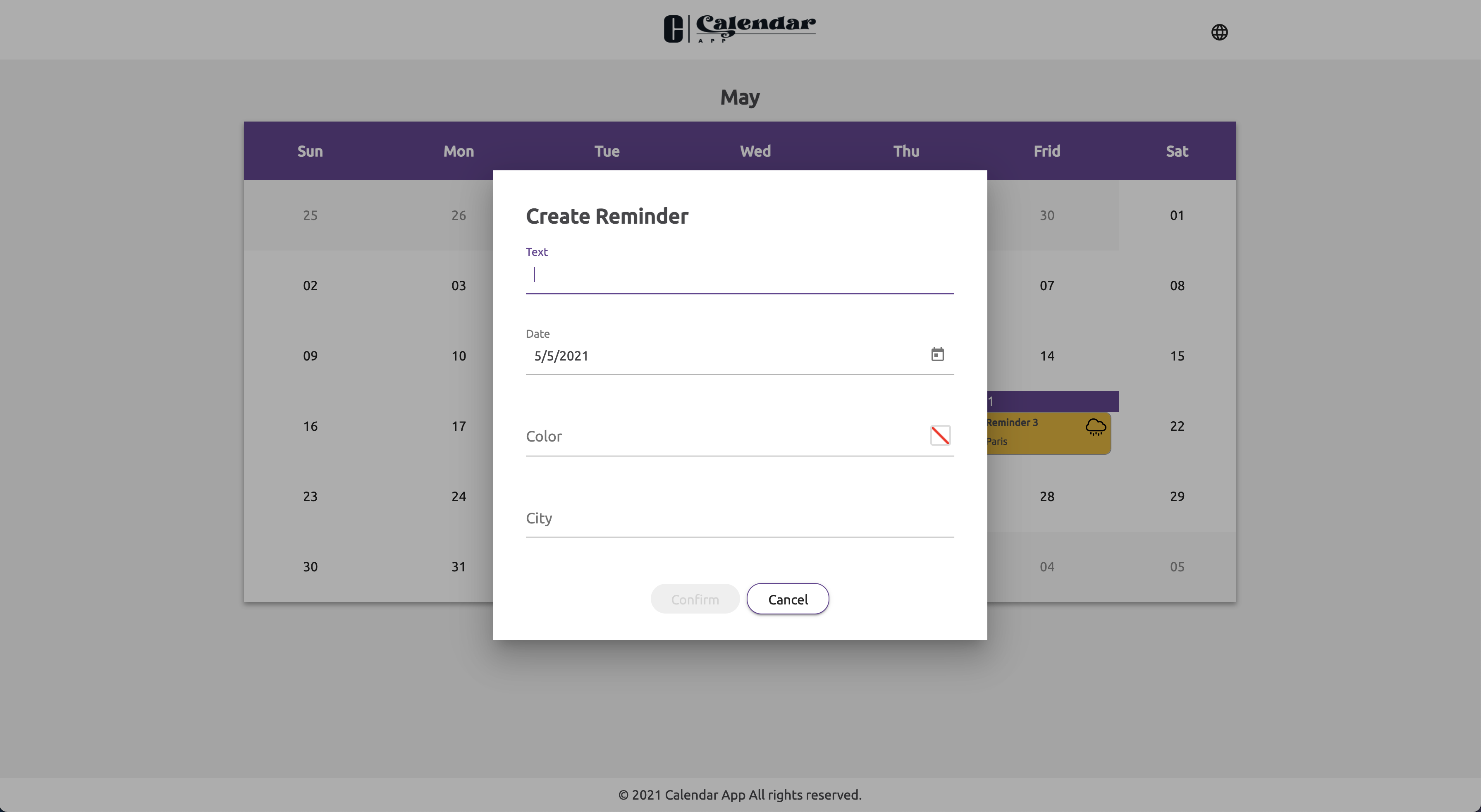 GitHub gdmartinezsandino/calendar app: Angular Calendar App