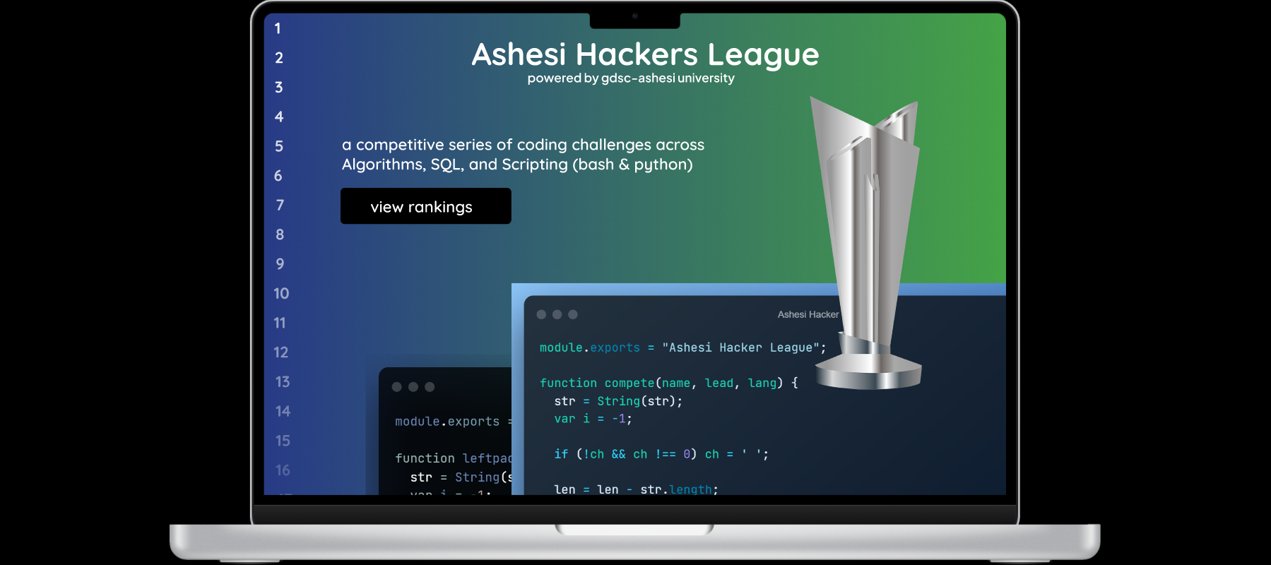 Ashesi Hackers League Mac Screen