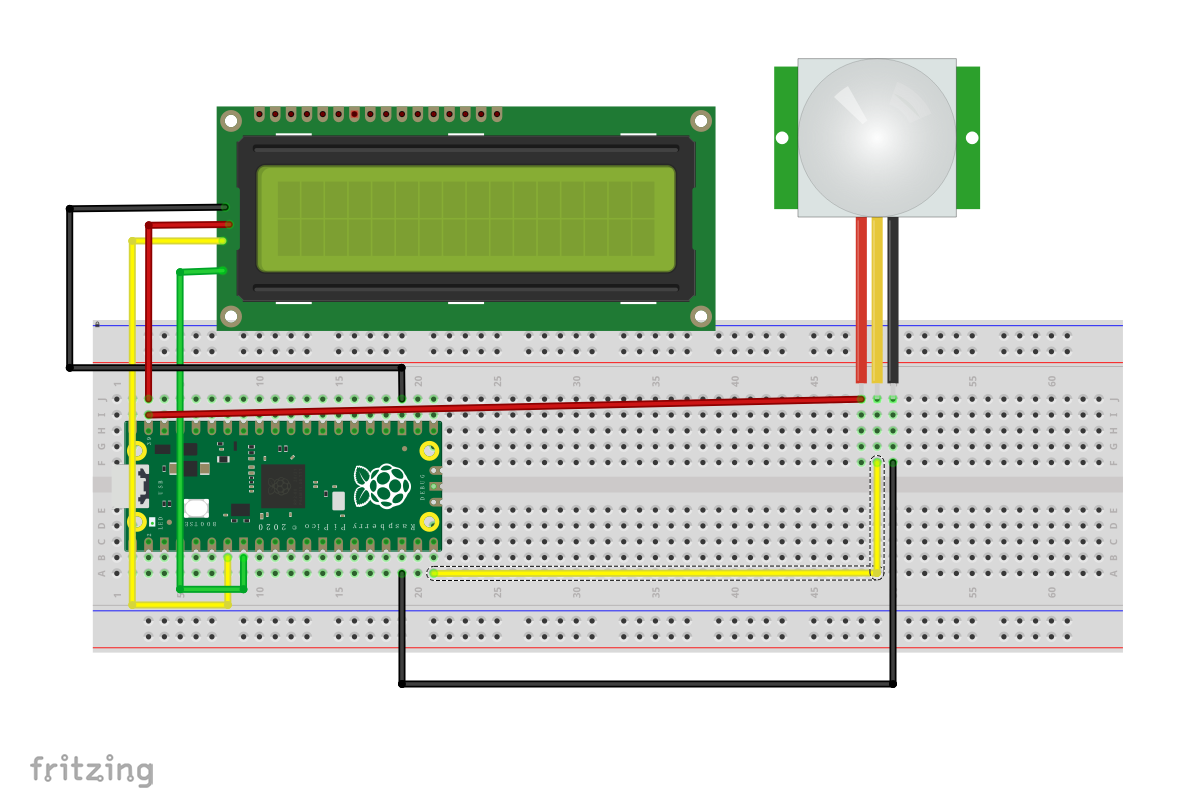 Project 5 Motion detect by using PIR Motion Sensor