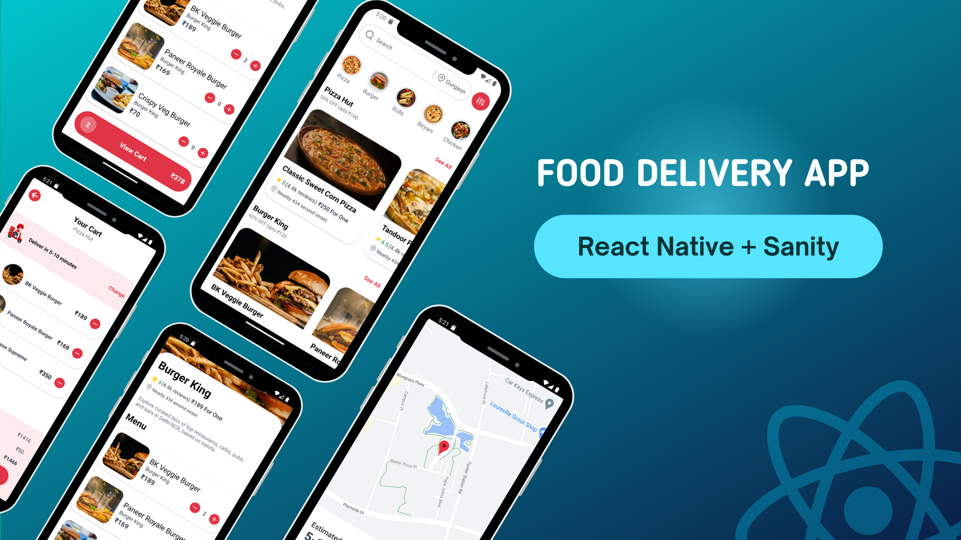 React Native Food Delivery App Demo