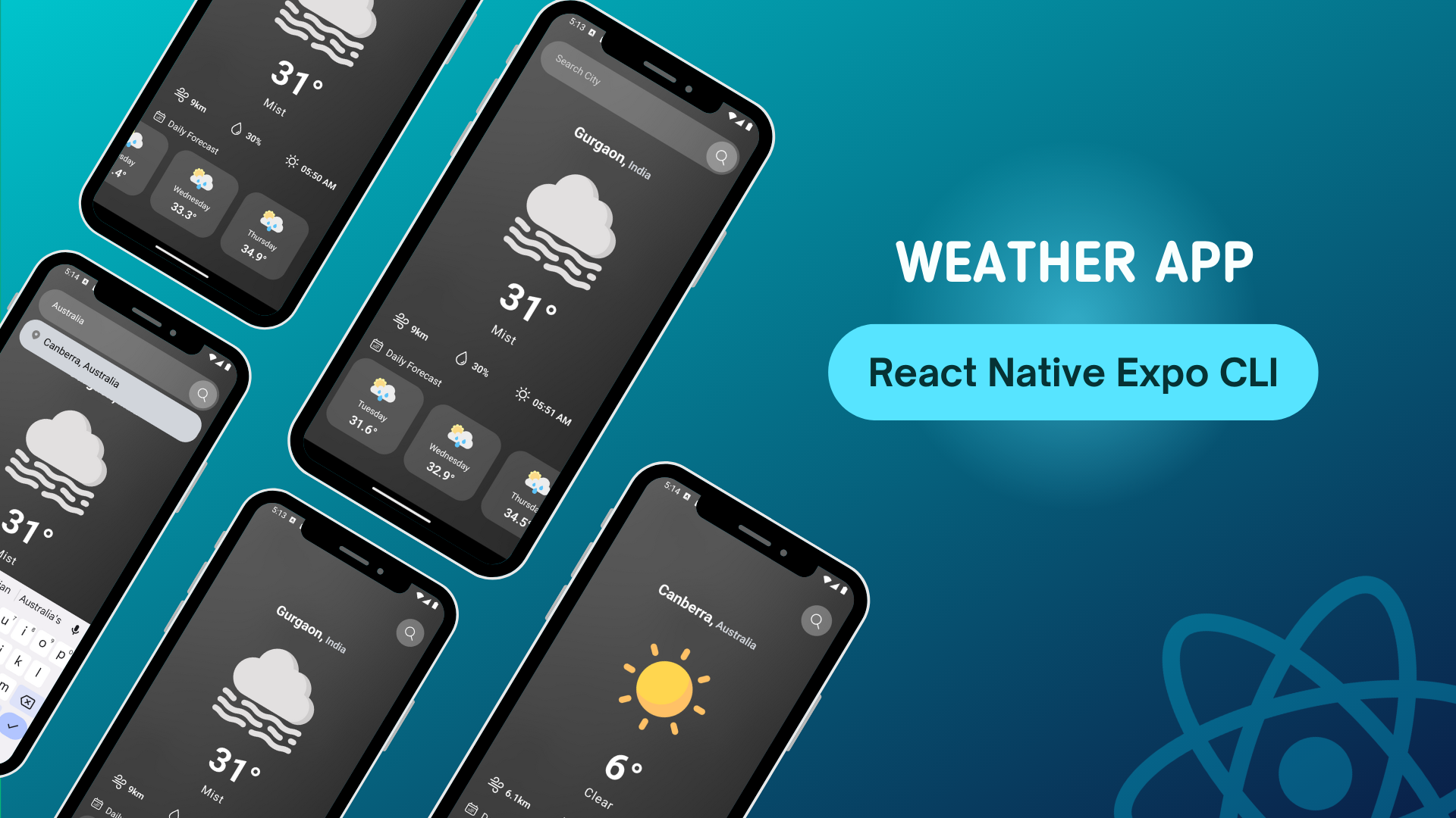 React Native Weather App Demo