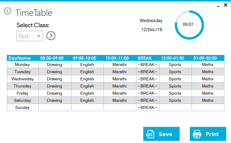 TIMETABLE2