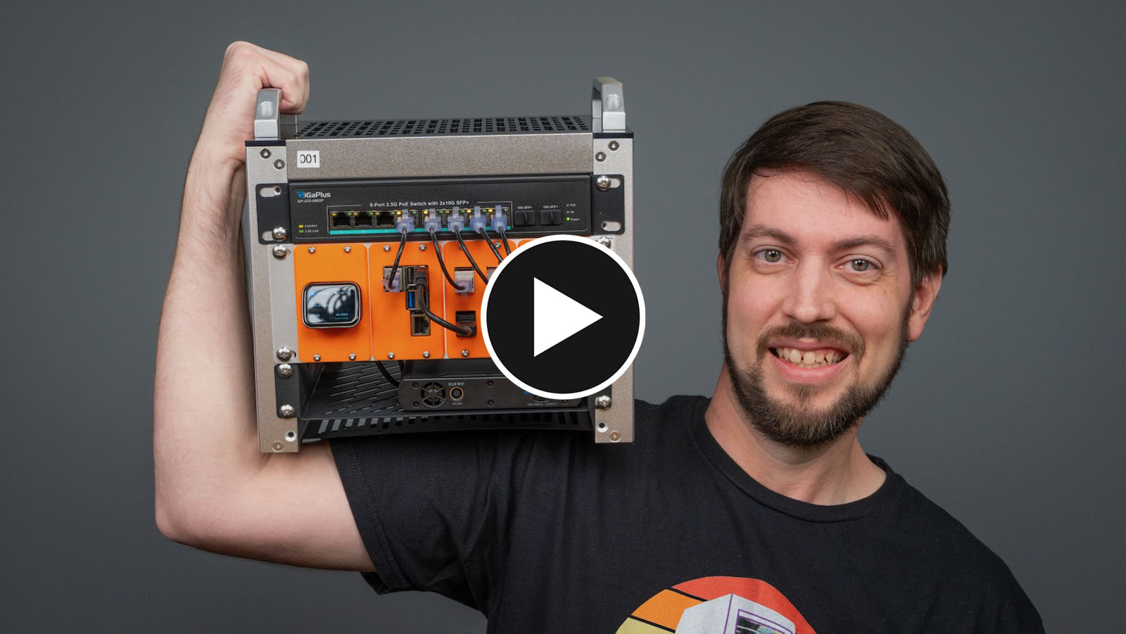 Jeff Geerling - Project Mini Rack - click to play