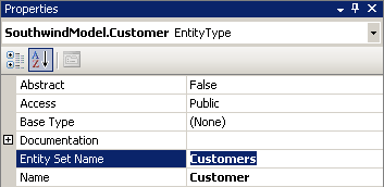 Entity Set Name