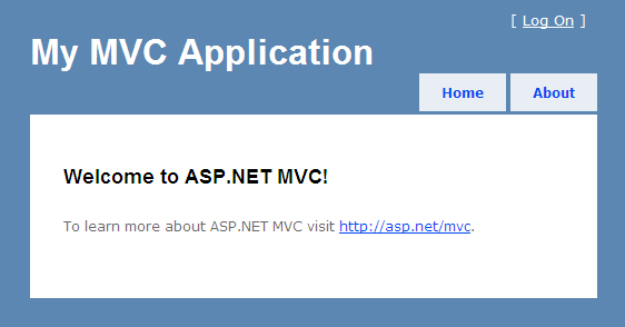 MVC Application Default Theme