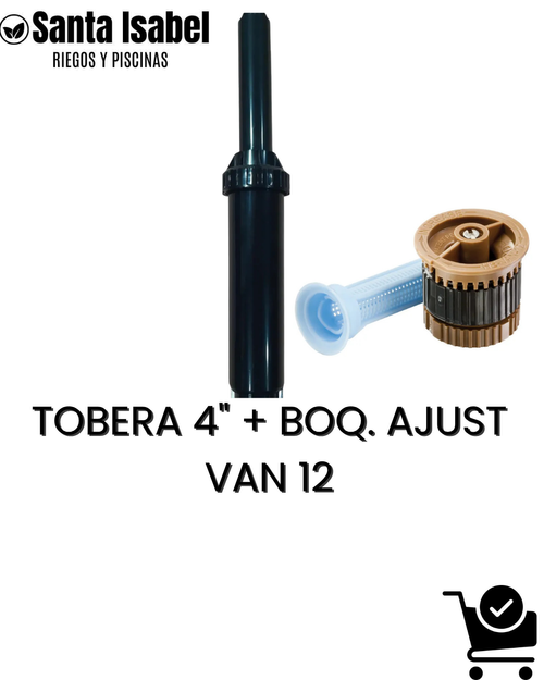 Tobera 4" + Boq. VAN 12