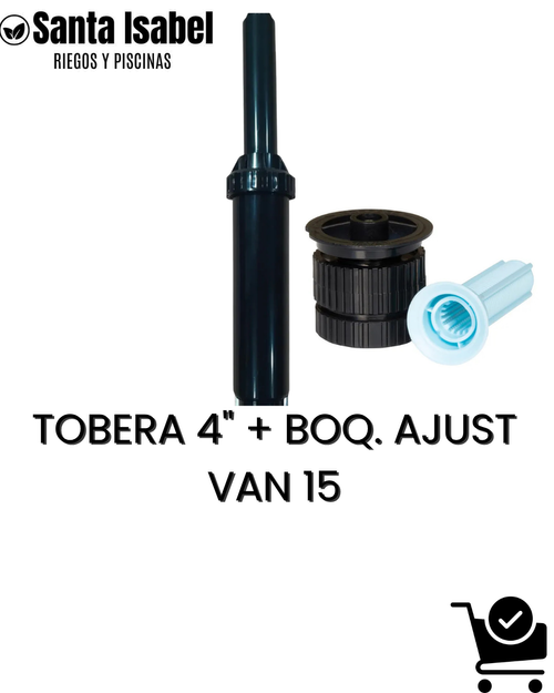 Tobera 4" + Boq. VAN 15