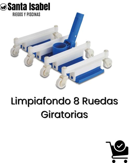Limpiafondo 8 Ruedas Giratorias