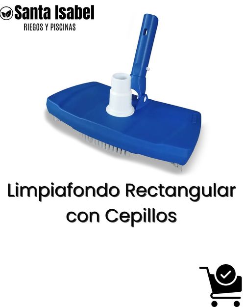 Limpiafondo Rectangular con Cepillos