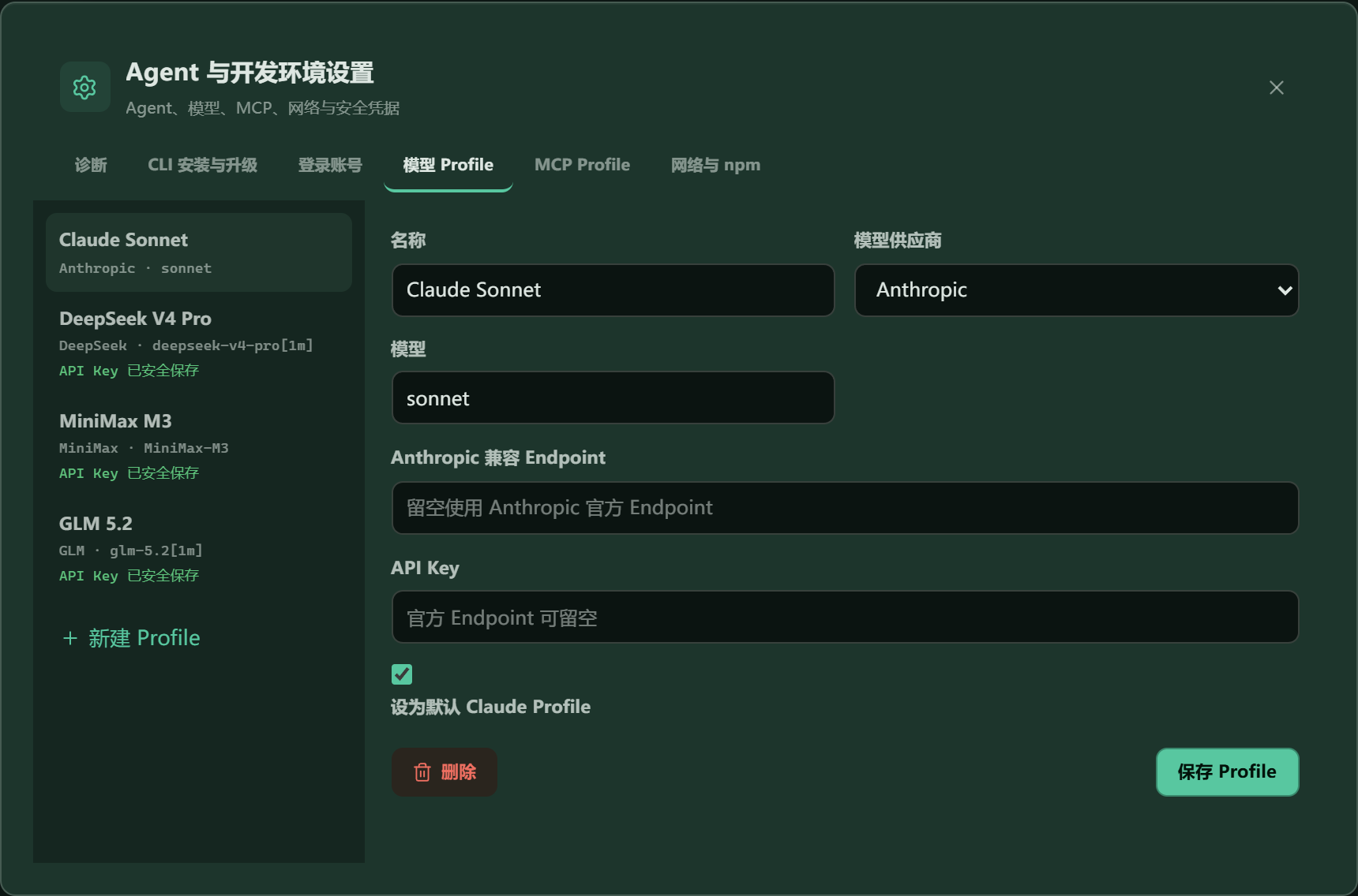 Termexo model profiles