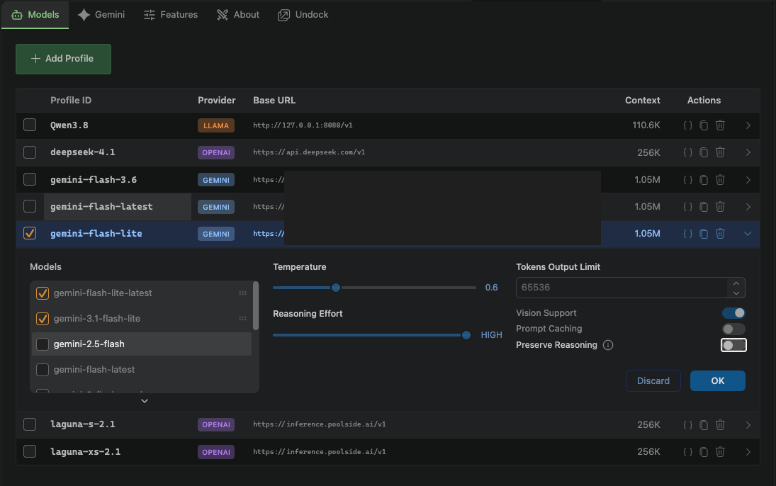 Unified Multi-Provider Profile Selection