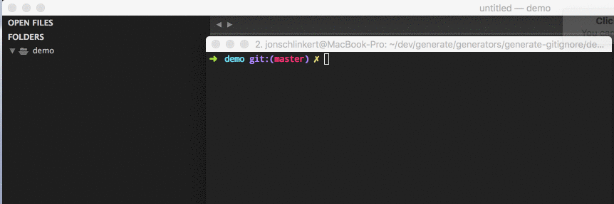 generate-gitignore generate-dest example