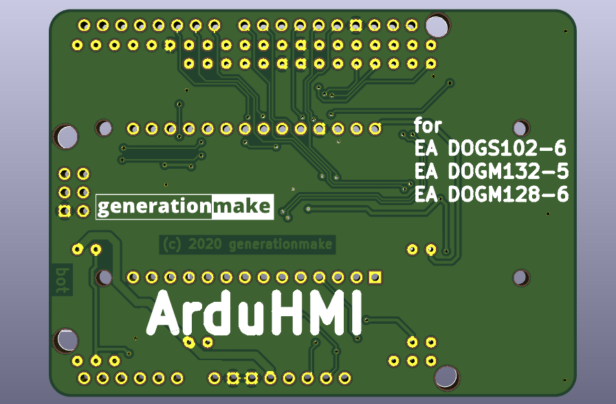 ArduHMIShield PCB bot