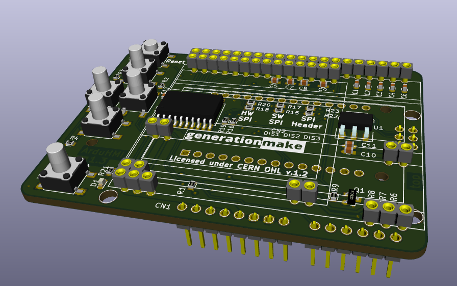 ArduHMIShield rendering