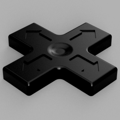 A render of the 3D DPAD model