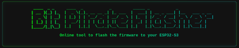 Banner of the ESP32 Bit Pirate web flasher