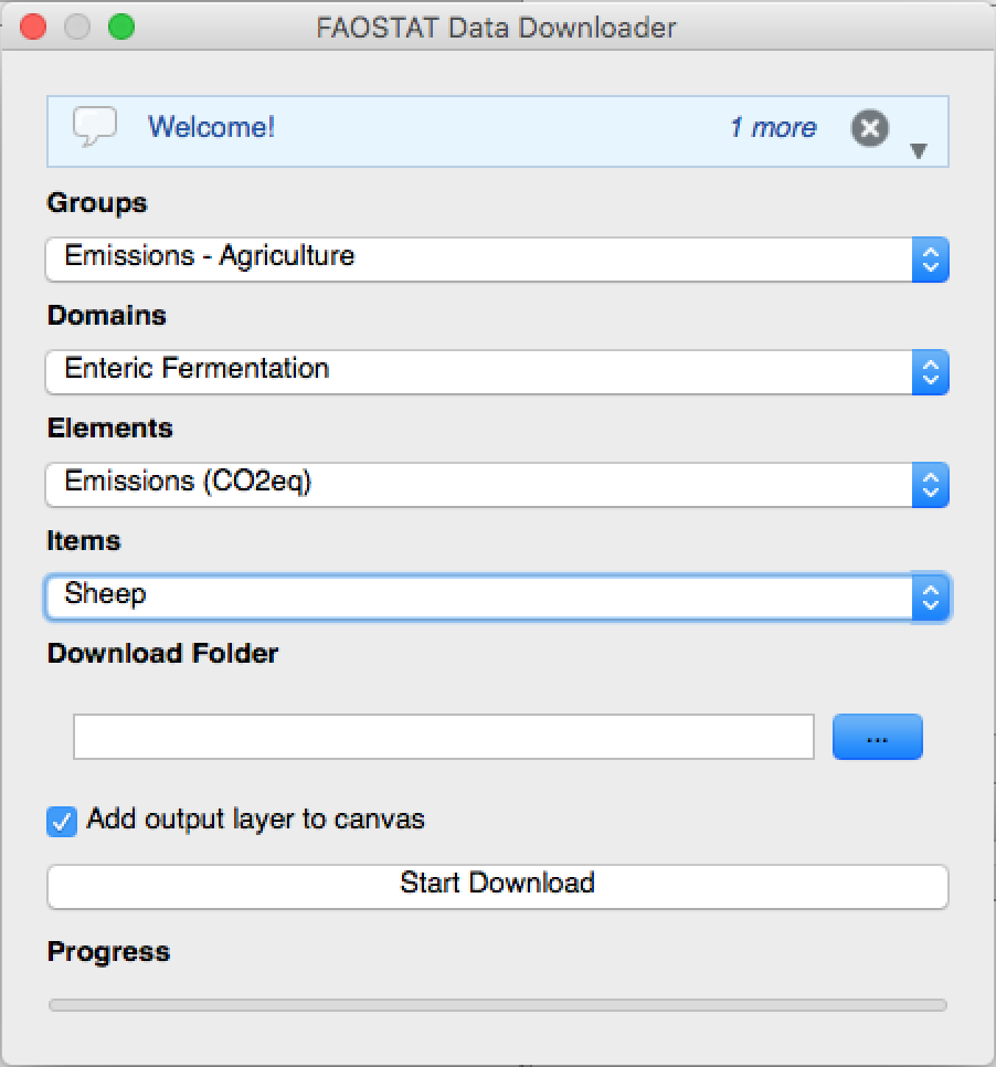 FAOSTAT Data Downloader