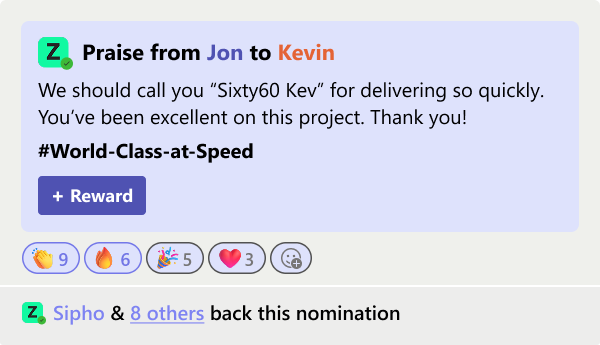 Teams recognition example