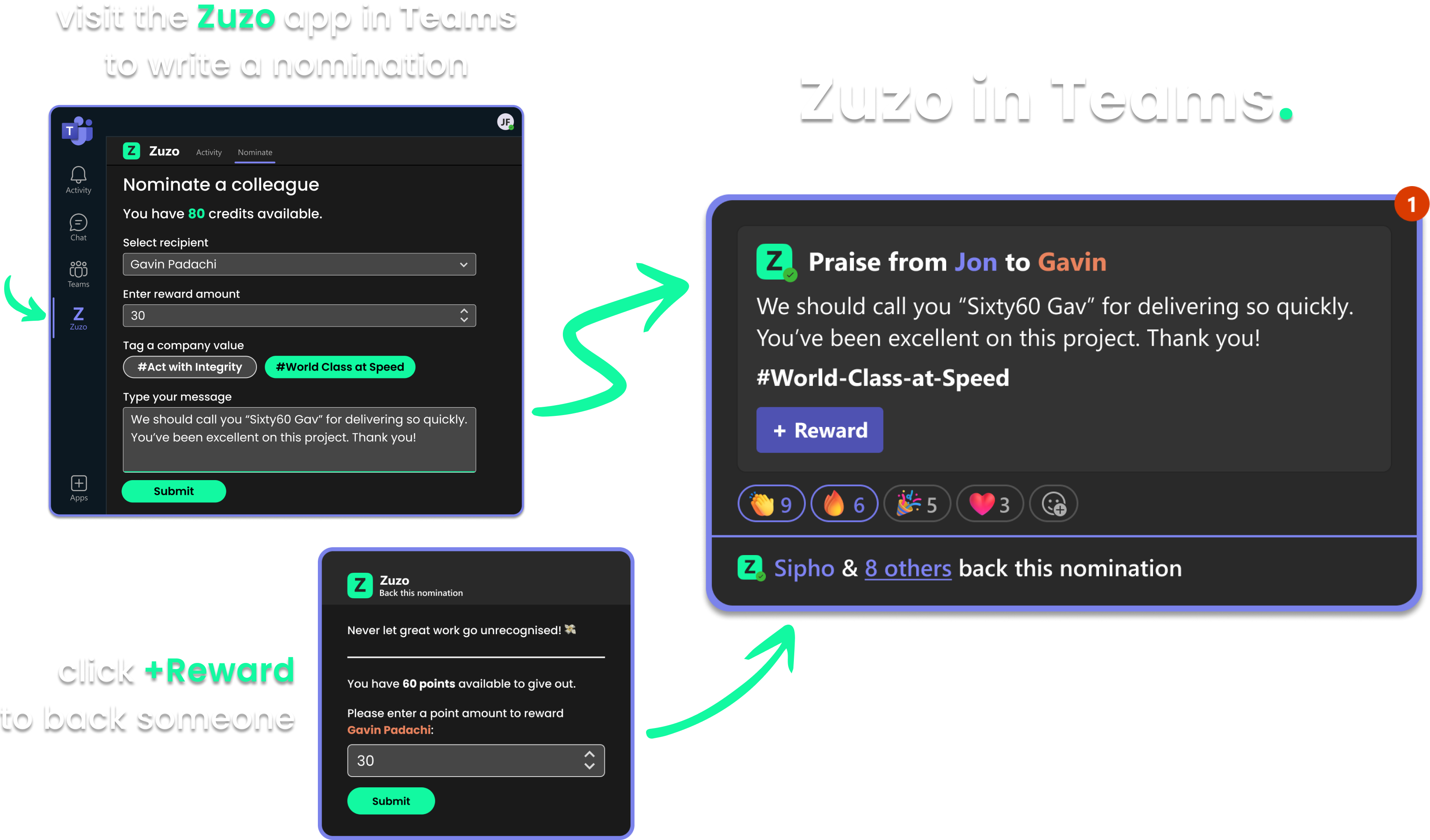 Zuzo in Teams