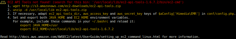 Dependency on EC2 API Tools