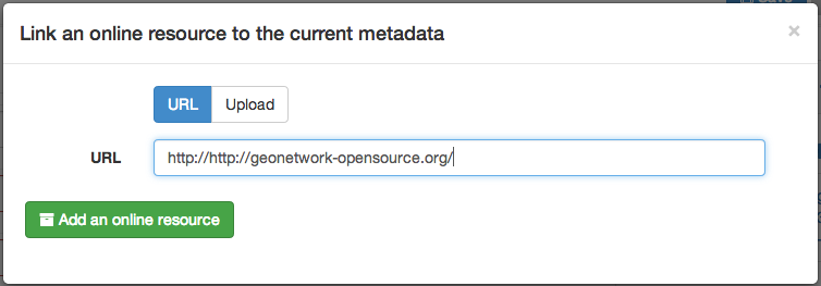 Add url online resource for Dublin Core