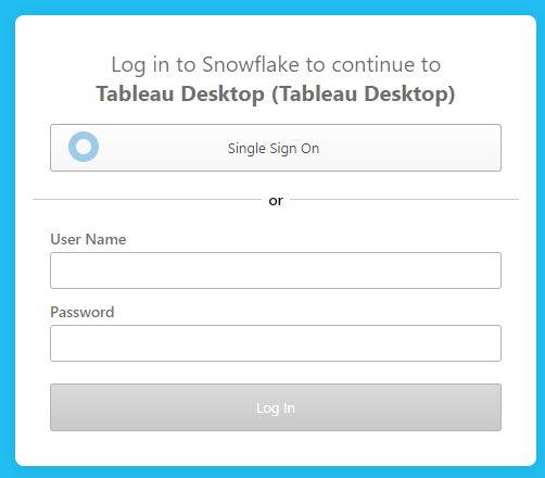 Snowflake Login