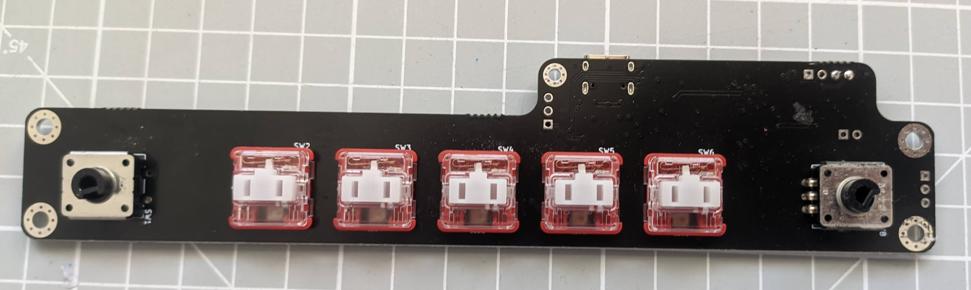 Solder the switches