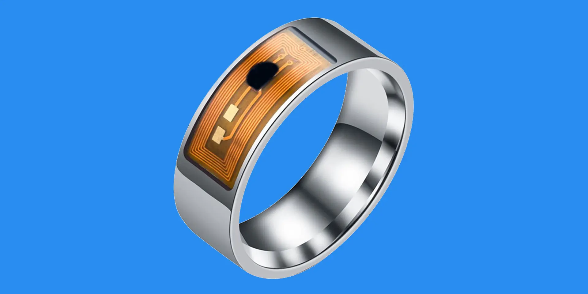 A picture of an NFC Ring.