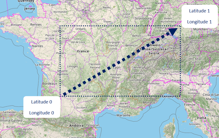 OSM choose coordinates