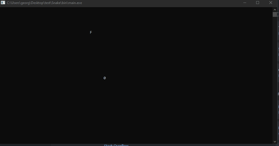 Here is a demo of Snake