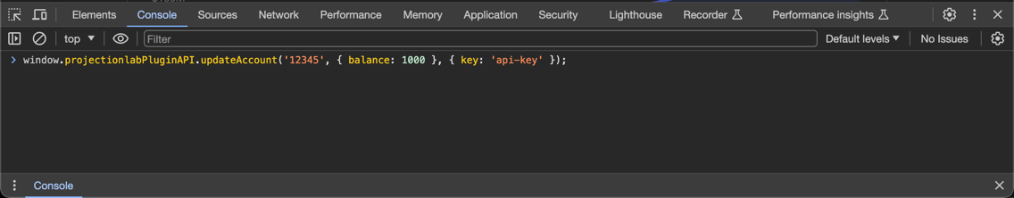 Browser Developer Console