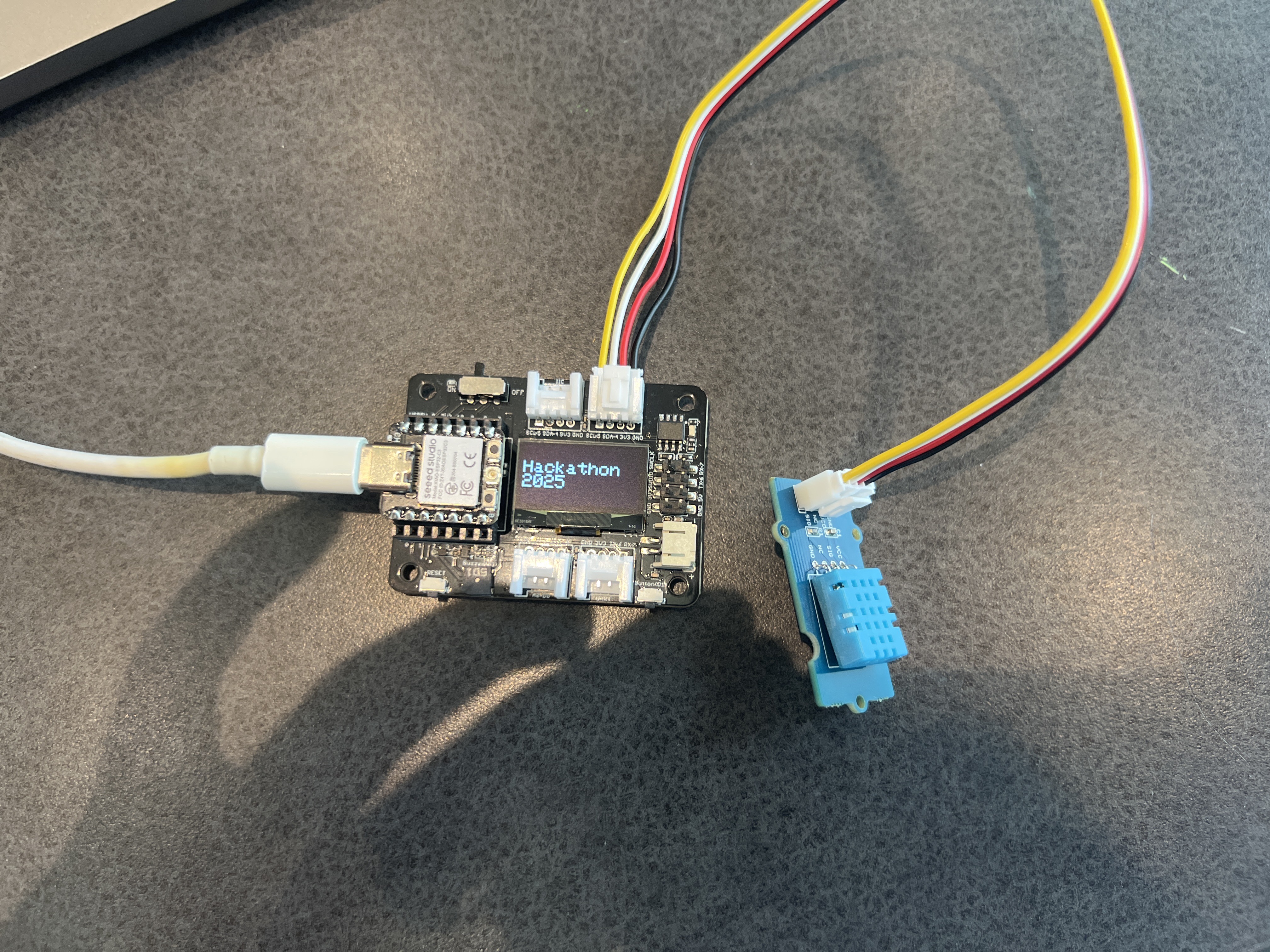 ESP32 and DHT sensor setup