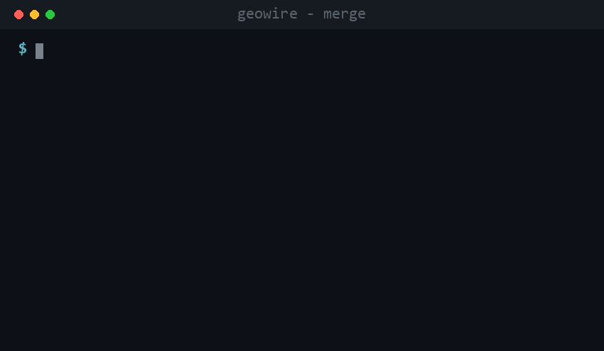 GeoWire merging a private store DB, Google, and OpenStreetMap into one record with per-field provenance