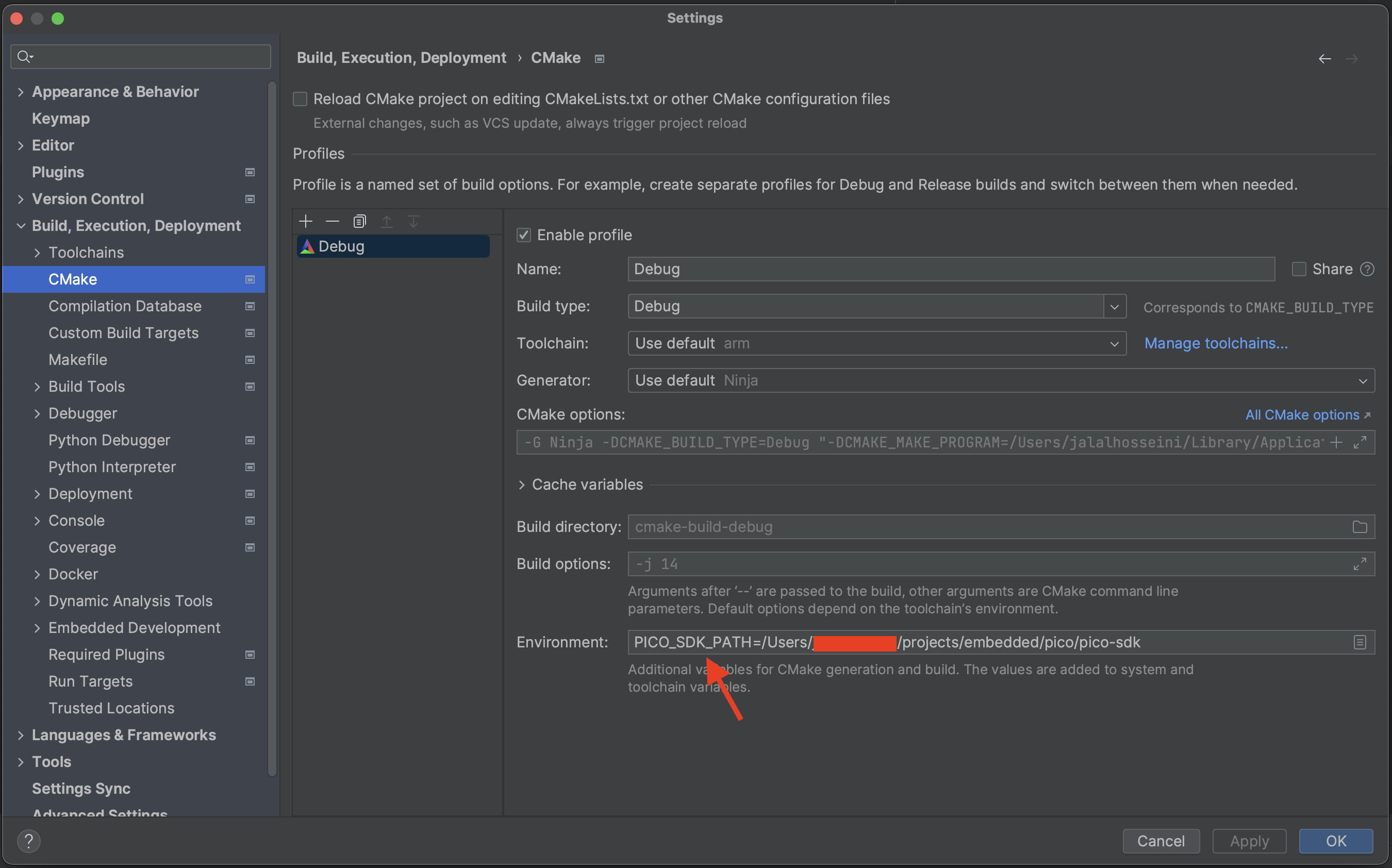 cmake profile