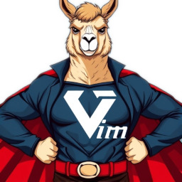 Vim-Ollama Logo