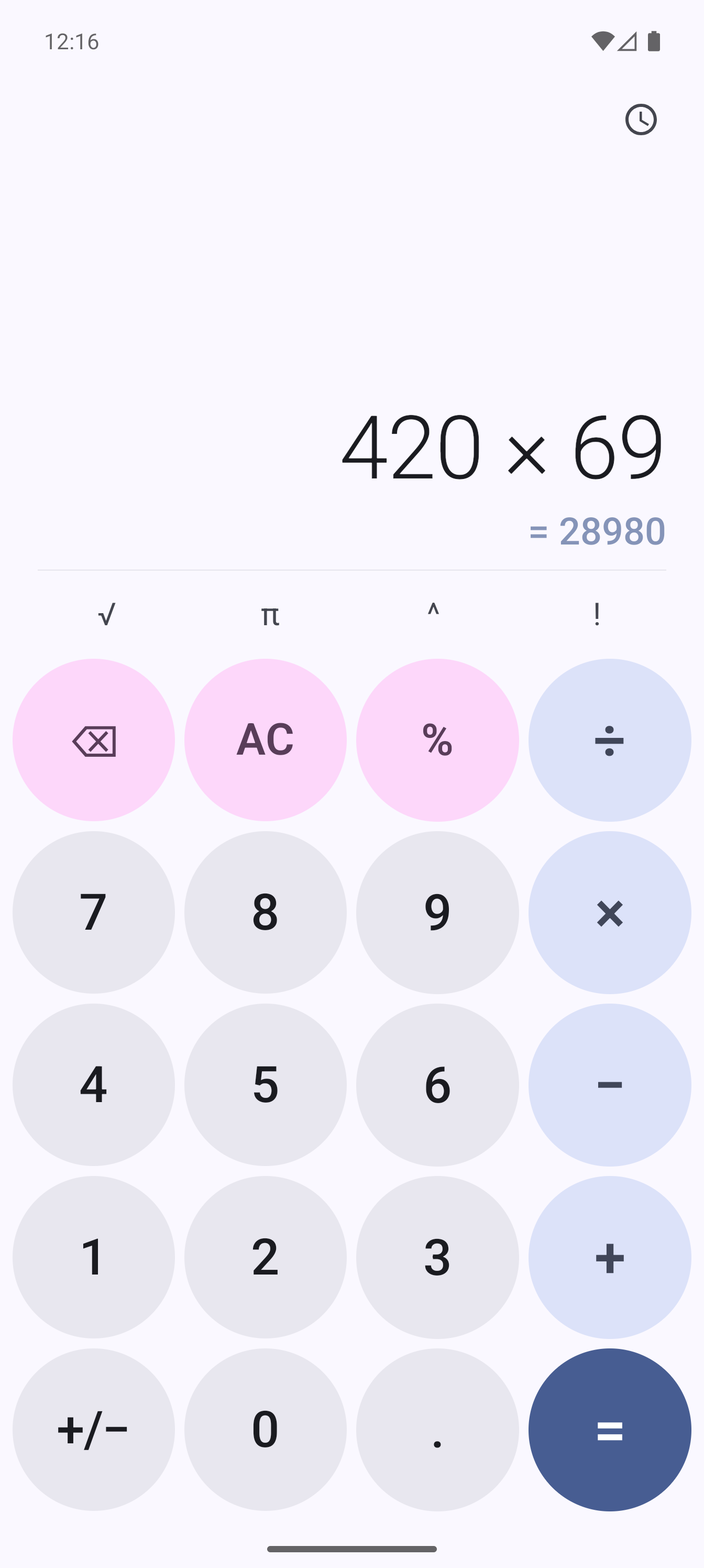 Screenshot 1 of CalculatorM3 — opens full size