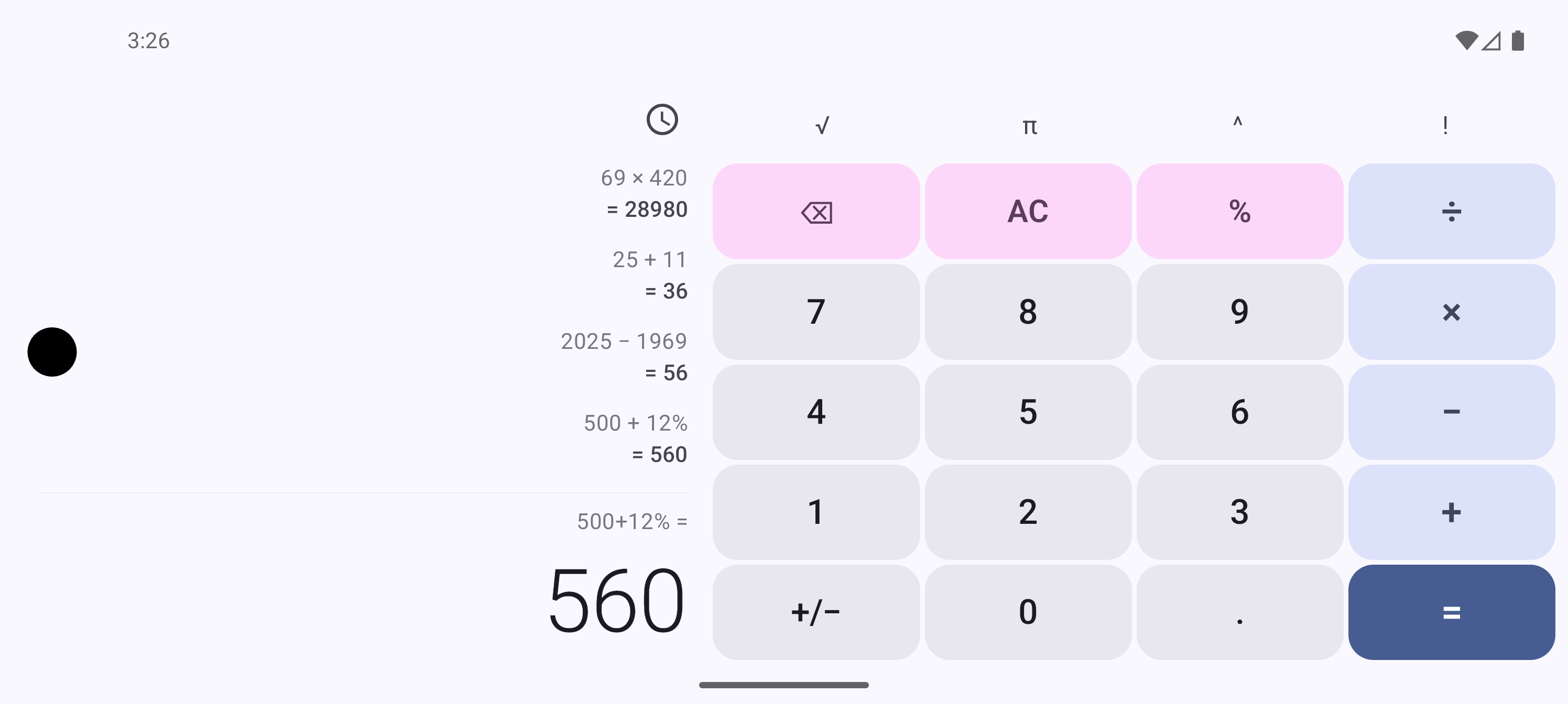 Screenshot 5 of CalculatorM3 — opens full size