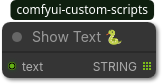 Show Text