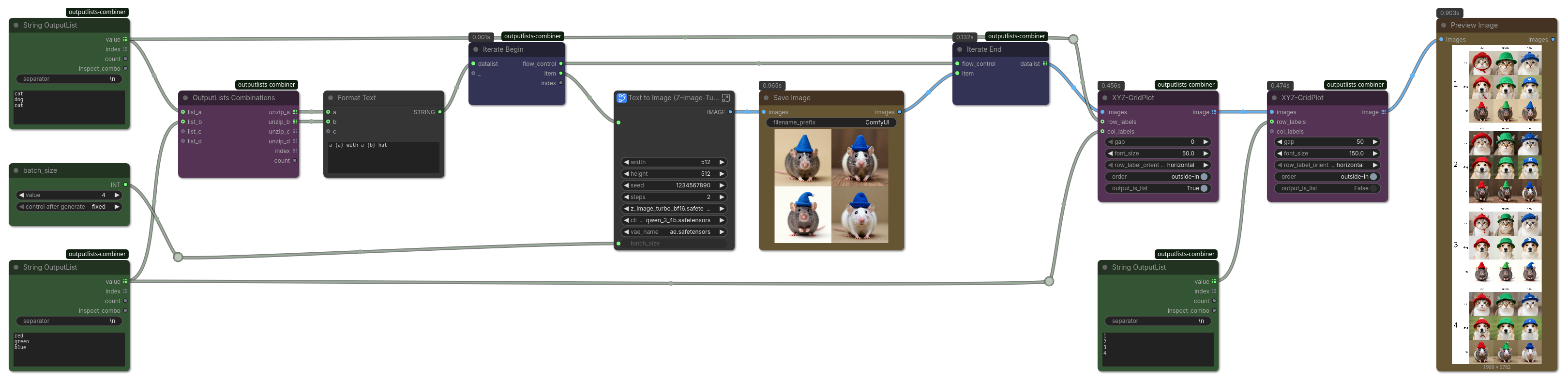 ImageGrids example
