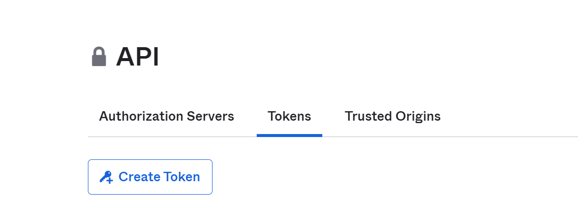 Click Create Token