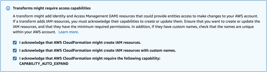 CloudFormation Capabilities