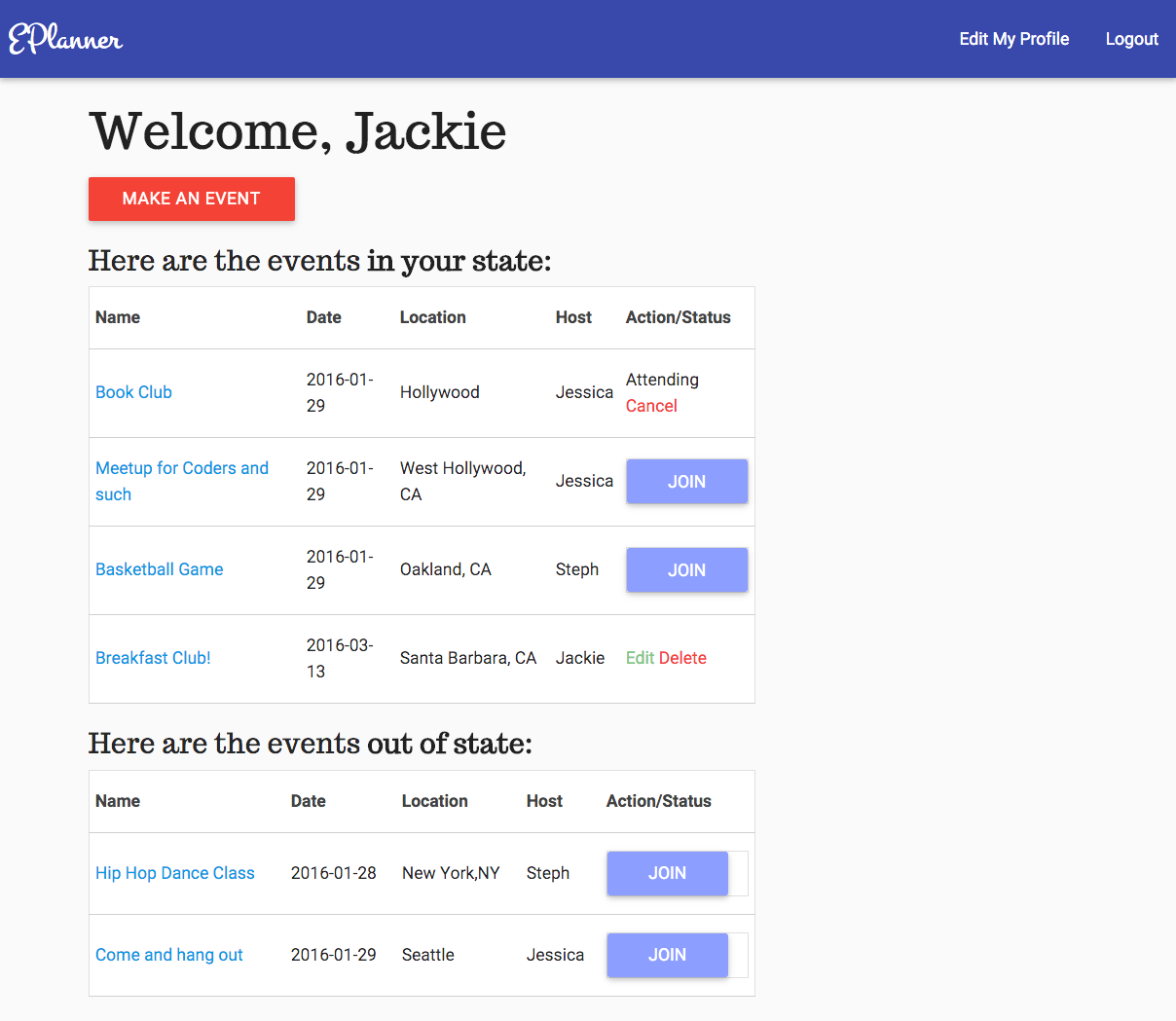 GitHub - gesseekur/eplanner: A site created for easy event planning ...