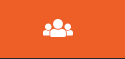 A navigation button of the application with a group of people as an icon